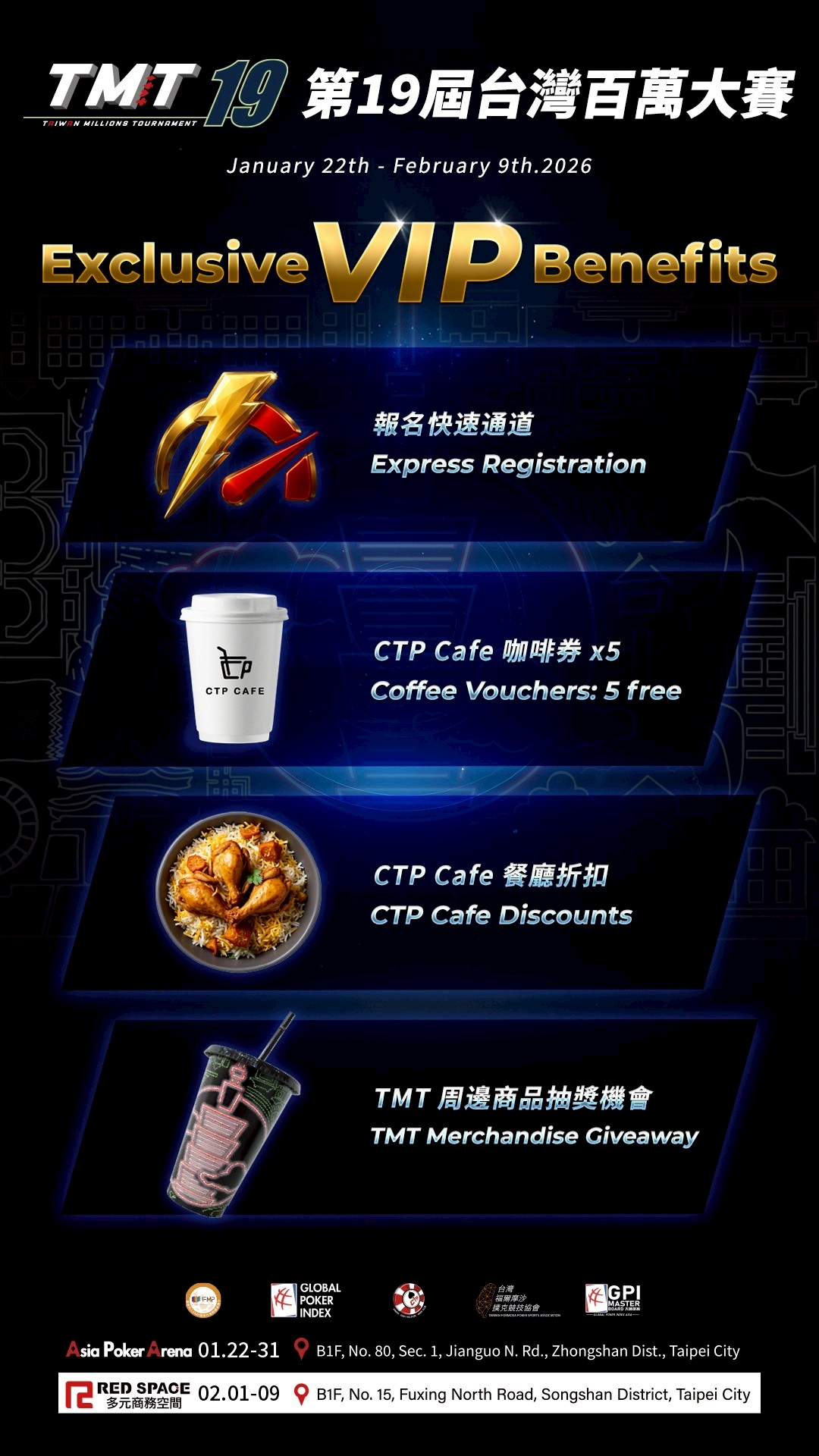 TMT19 VIP Card Eligibility