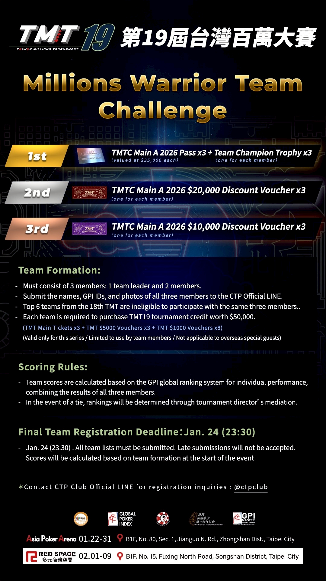 TMT19 Millions Warrior Team Challenge