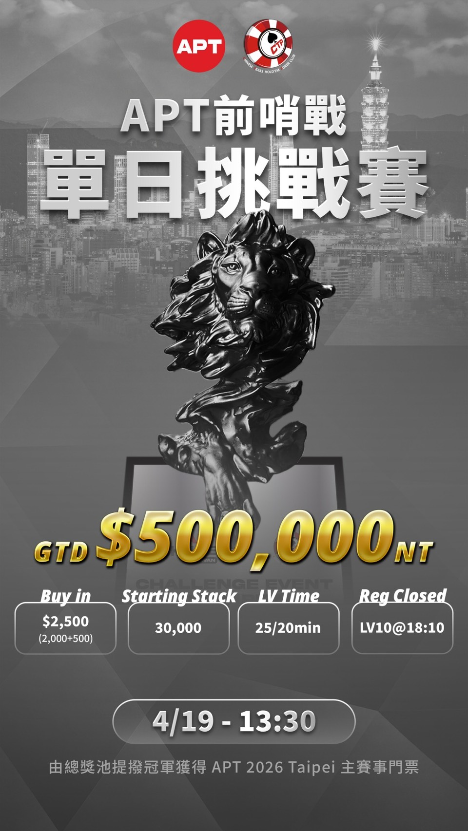 APT Taipei 單日挑戰賽