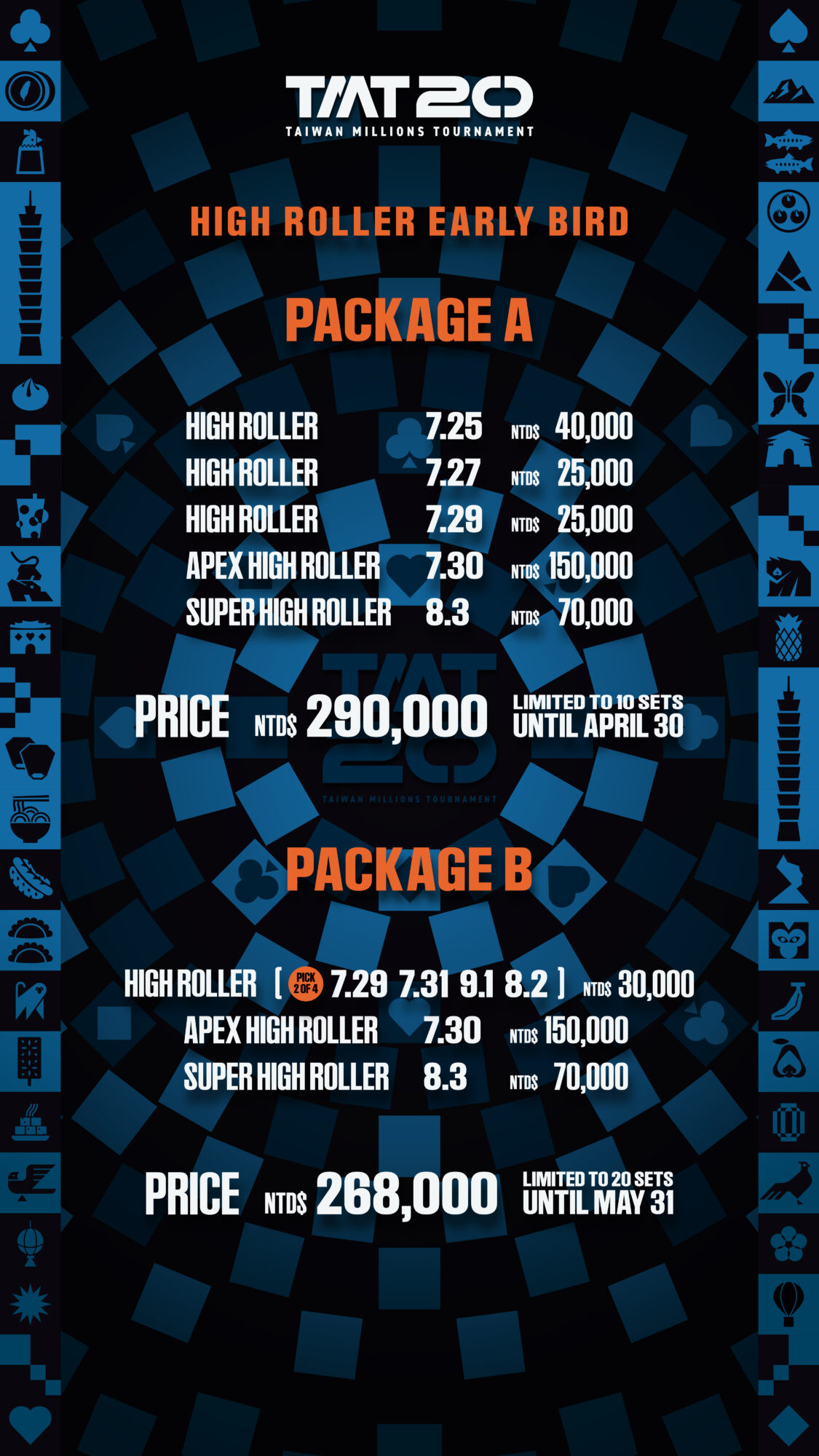 TMT20 High Roller Package